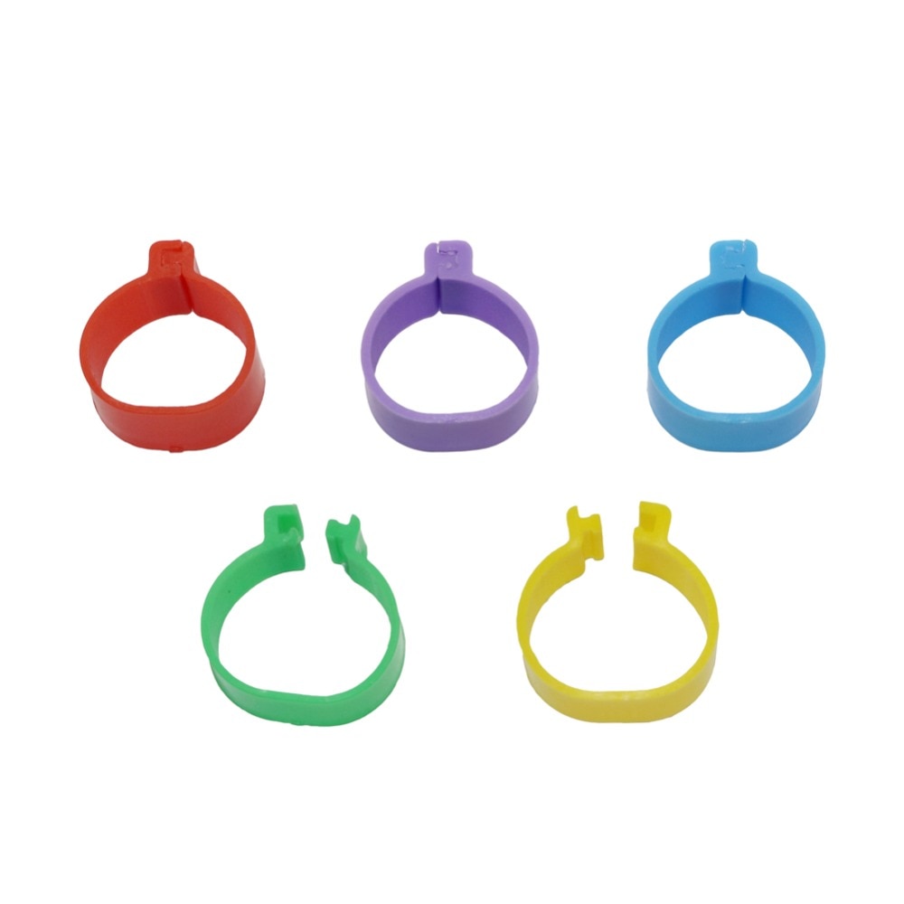 500 st fjäderfäfotsring kycklingfåglar vaktelunge ankungeduva 1.6 cm inre diameter igenkänningsfotring kycklingverktyg