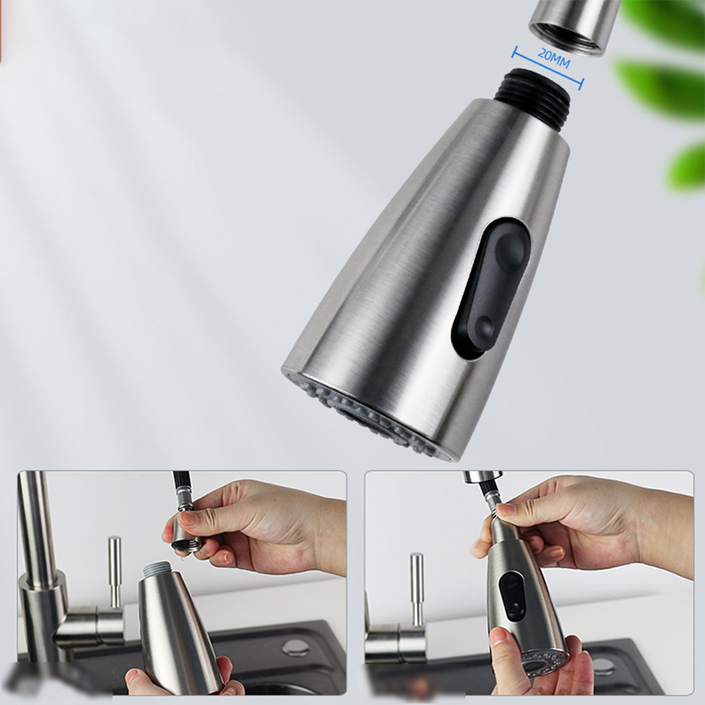 Uittrekbare keukenkraansproeier Shenducs Abs Keukenaccessoires Dubbele functie Rotatie Uittrekbare kraansproeier