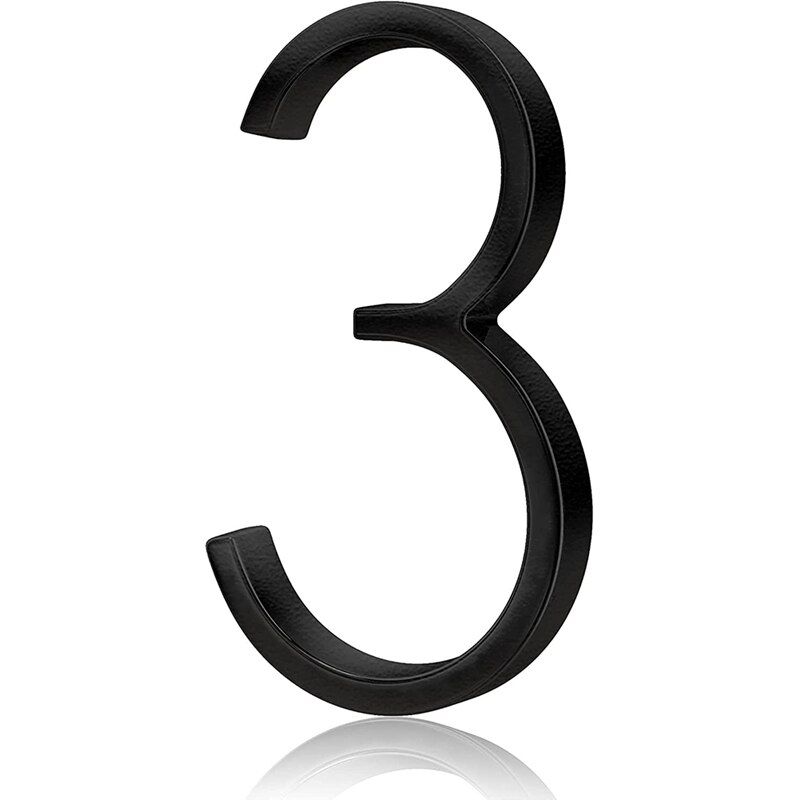 Stainless Steel Floating House Numbers, Metal House Numbers For Outside Modern, Garden Door Mailbox Decor Numbers: Army Green