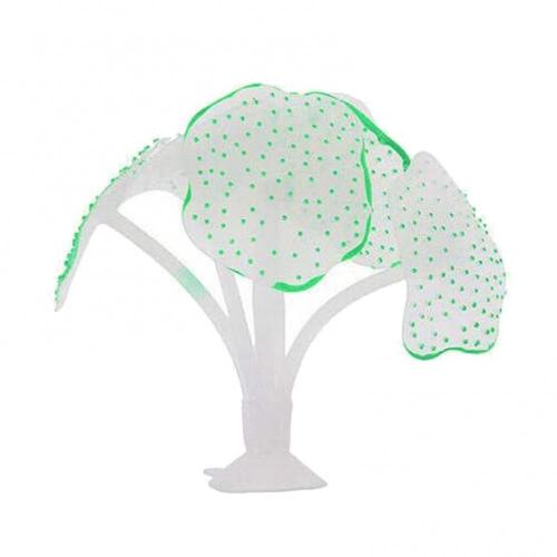 80! Aquarium lumineux en Silicone artificiel, méduse, poisson, ornement sous-marin, décor de maison: green