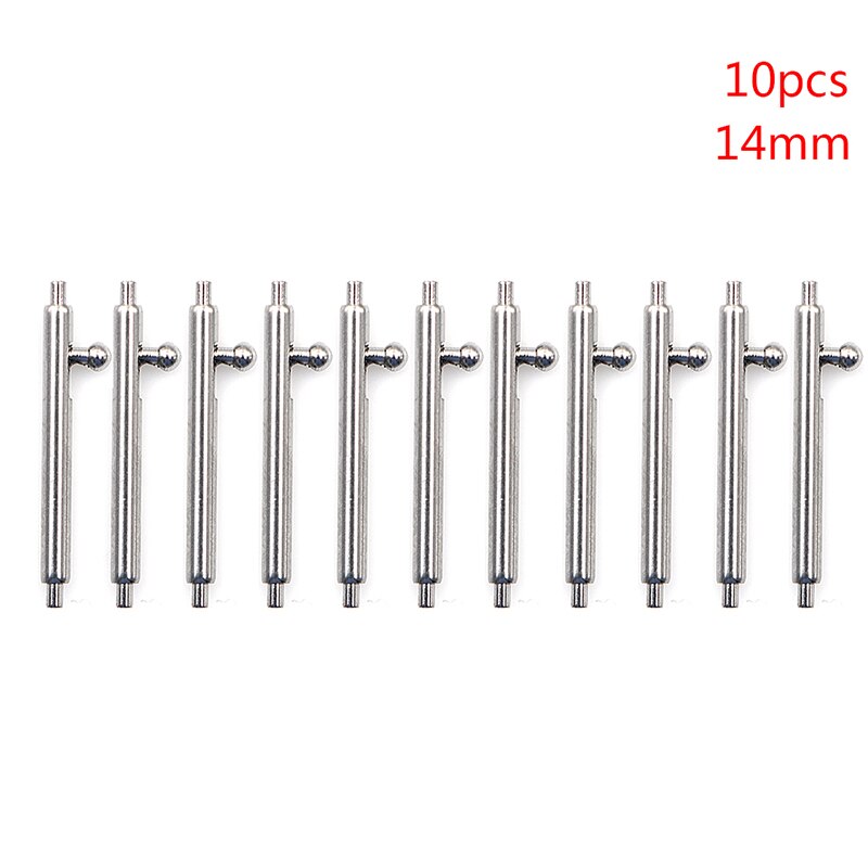 10pcs Stainless Steel Quick Watch Release Band Single Switch Spring Bars Strap Link Pin 16mm 18mm 20mm 22mm 24mm: 14mm