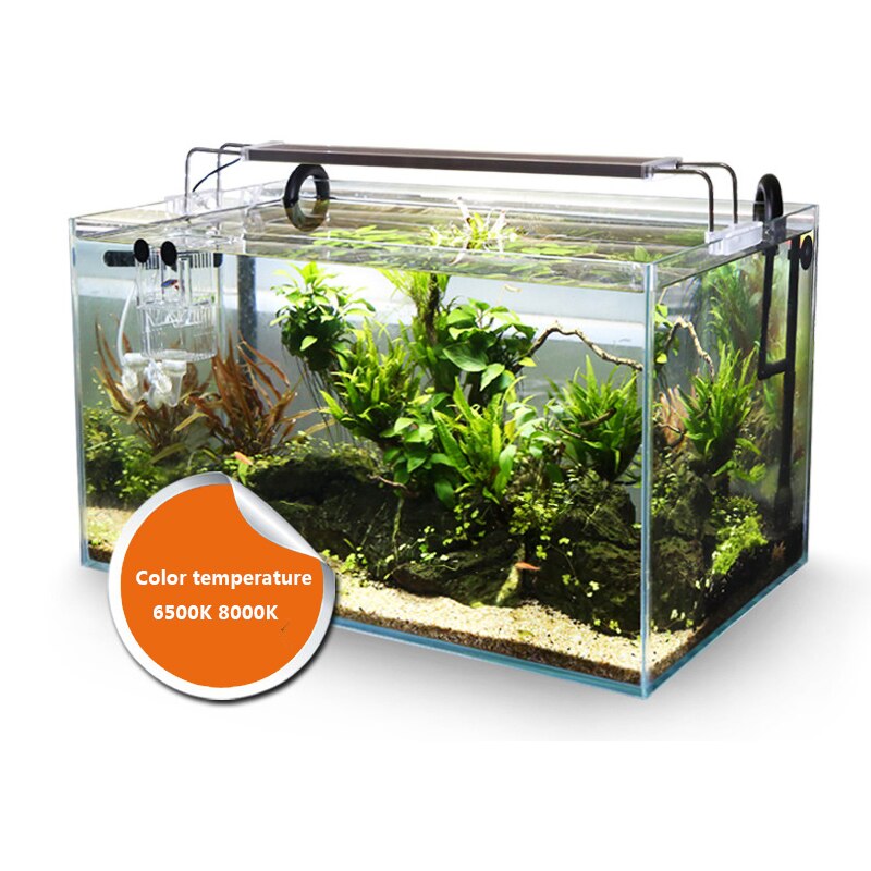 SUNSUN ultra-thin fish tank aquarium led ornamental fish lighting aquarium light blue and white light fish tank light