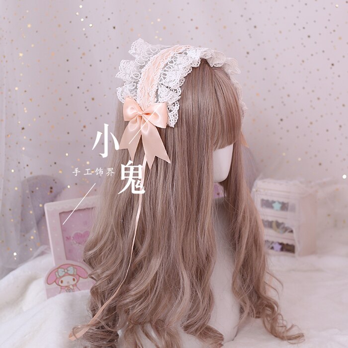 Lolita hoofdband bloem trouwen liefde god angel handvat LO moeder wilde kant kc haarband boog Lolita hoofd sieraden