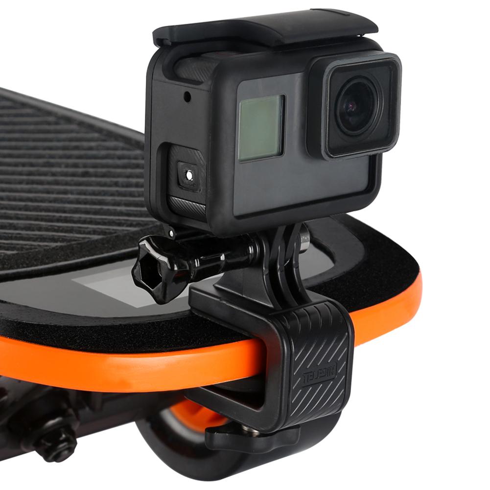 Support de fixation rotatif pour guidon de moto, Skateboard, vélo, caméra d&#39;action GoPro Hero