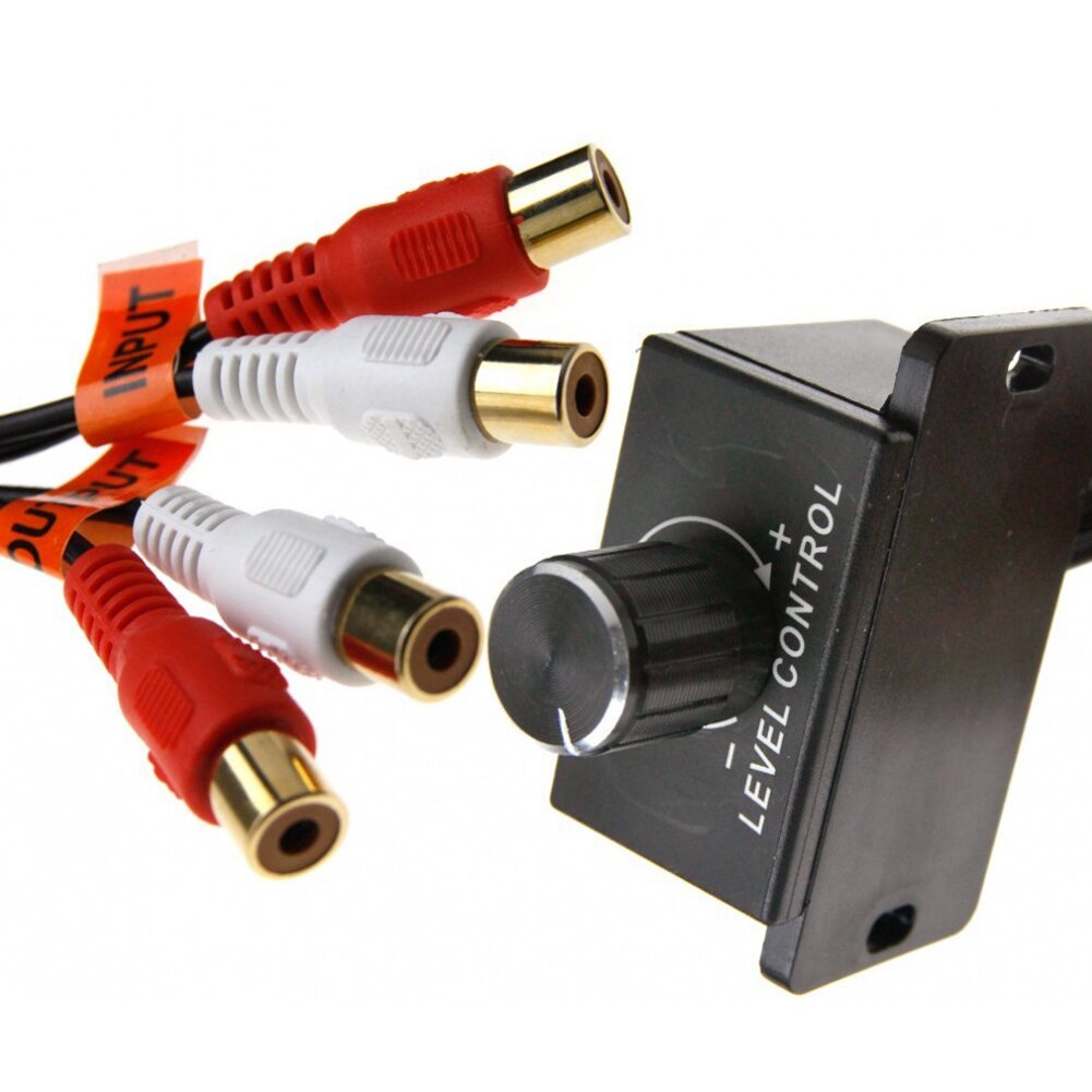 Auto Audio Versterker Bass Rca Level Remote Volumeknop LC-1 Universele, Professionele Auto-onderdelen, eenvoudig Te Installeren