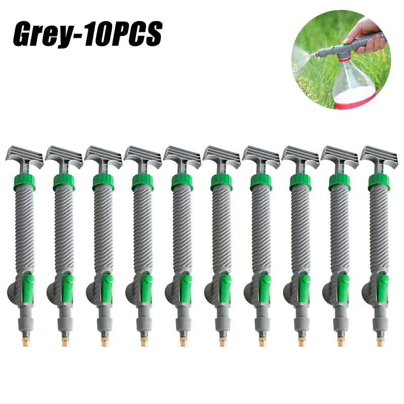 High Pressure Air Pump Manual Sprayer Adjustable Drink Bottle Spray Head Nozzle Garden Watering Tool Sprayer Agriculture Tools