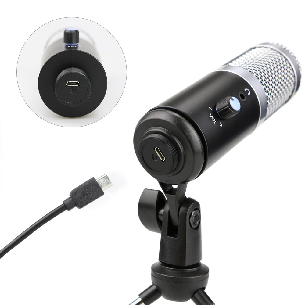 bm 800 Condenser Microphone Profession USB Microphone for Computer Karaoke Studio Recording bm800 Microphones for PC Podcast mic