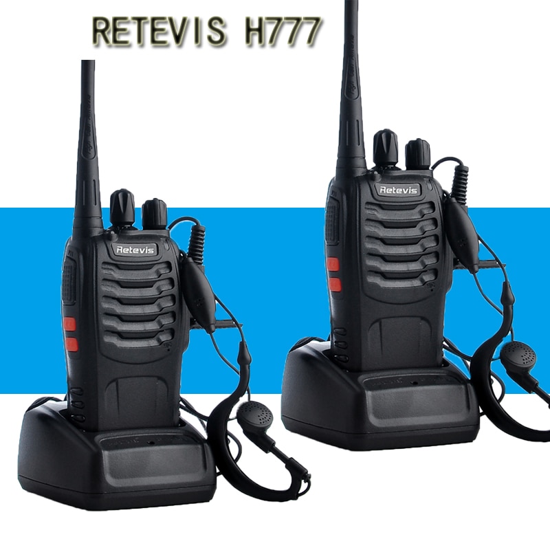 2PCS Retevis Zivile nutzung Walkie Talkie Handliche Zwei-Weg Radio Station Transceiver Communicator Ham Radio Communicator