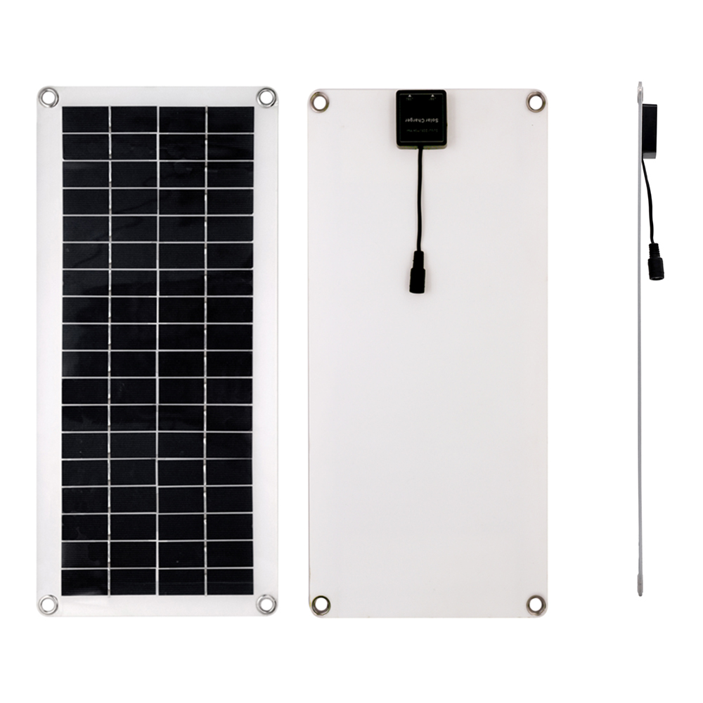 20W 5V Portable Double USB Port Flexible High Efficiency Sunpower Polycrystalline Solar Panel Power Kit