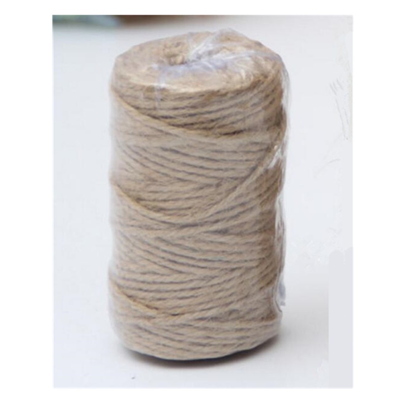 Natuurlijk Jute Touw - 100g / 50g - Duurzaam Garen voor Knutselen, Tuinieren, Verpakken