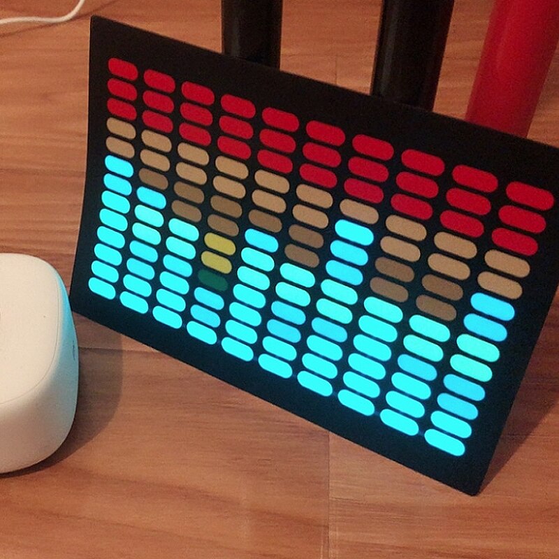 Kleding Schooltas Stickers Lichtgevende Gloeiende Speelgoed Voice-Activated Accessoires Spreken Heldere T-shirt Multi-Functie Music Control