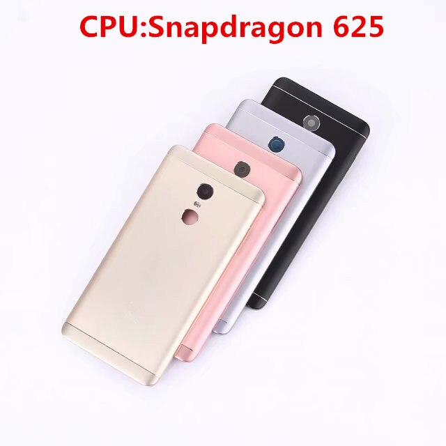 Carcasa trasera Original para Xiaomi Redmi Note 4 versión Global/Note 4X carcasa trasera metálica para batería + botones de la cámara de vidrio