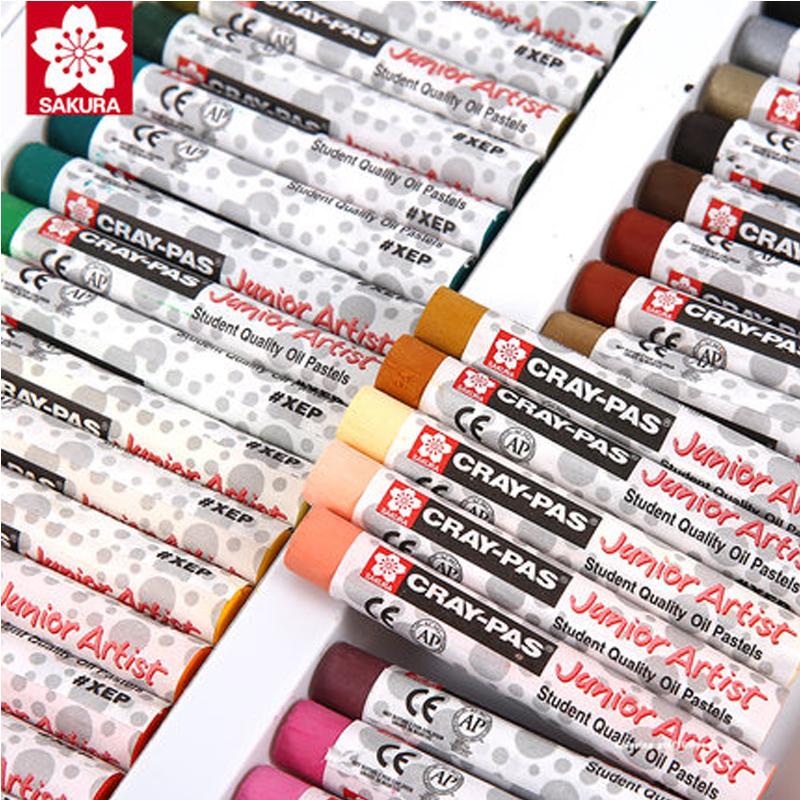 Japan Sakura Oil Pastel XEP-12/16/25/36/50 Colors  – Grandado