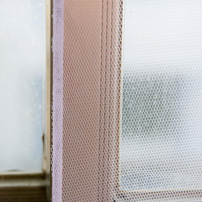 CHAUDE 1/2/3PC Blanc Fenêtre Écrans D'intérieur Moustiquaire Rideau de Maille D'insecte de Fenêtre de Porte Anti-Moustiquaire Pour Fenêtre