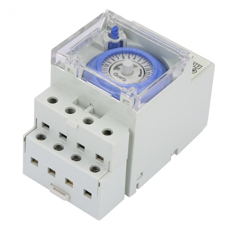 110-230v Time Switch 24 Hours Analog Mechanical Timer High Precision Auto Controller Switch Portable Timer Tester