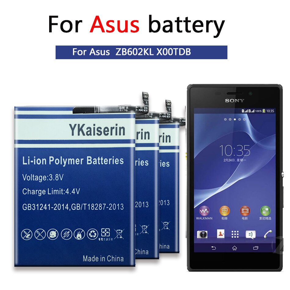 100% C11P1706 Battery For ASUS Zenfone Max Pro M1 6.0 Inch ZB601KL ZB602KL X00TDB X00TDE 6800mAh