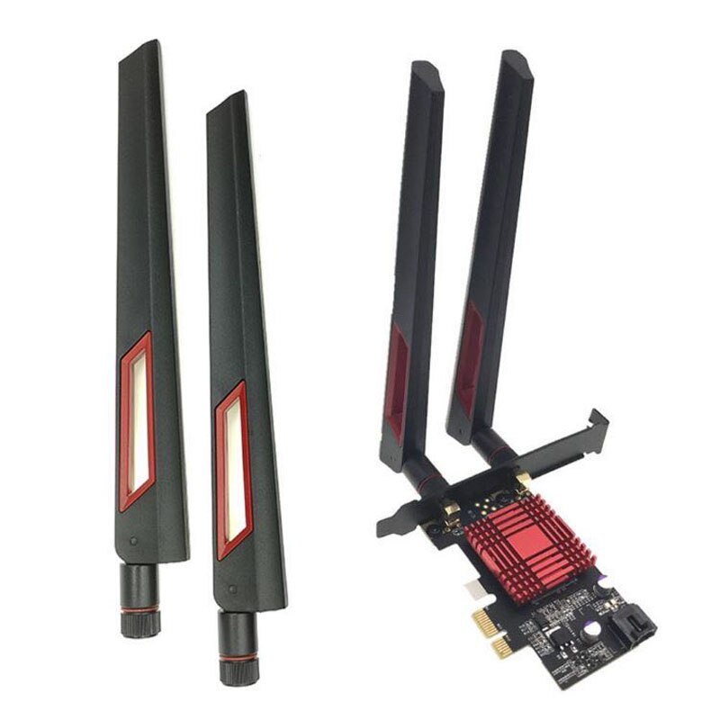 2pc 5G antenne 12dBi wifi antena 2,4G 5,8G RP SMA Männlichen Universal Antennen Verstärker Für ASUS WLAN Router Antenne Booster