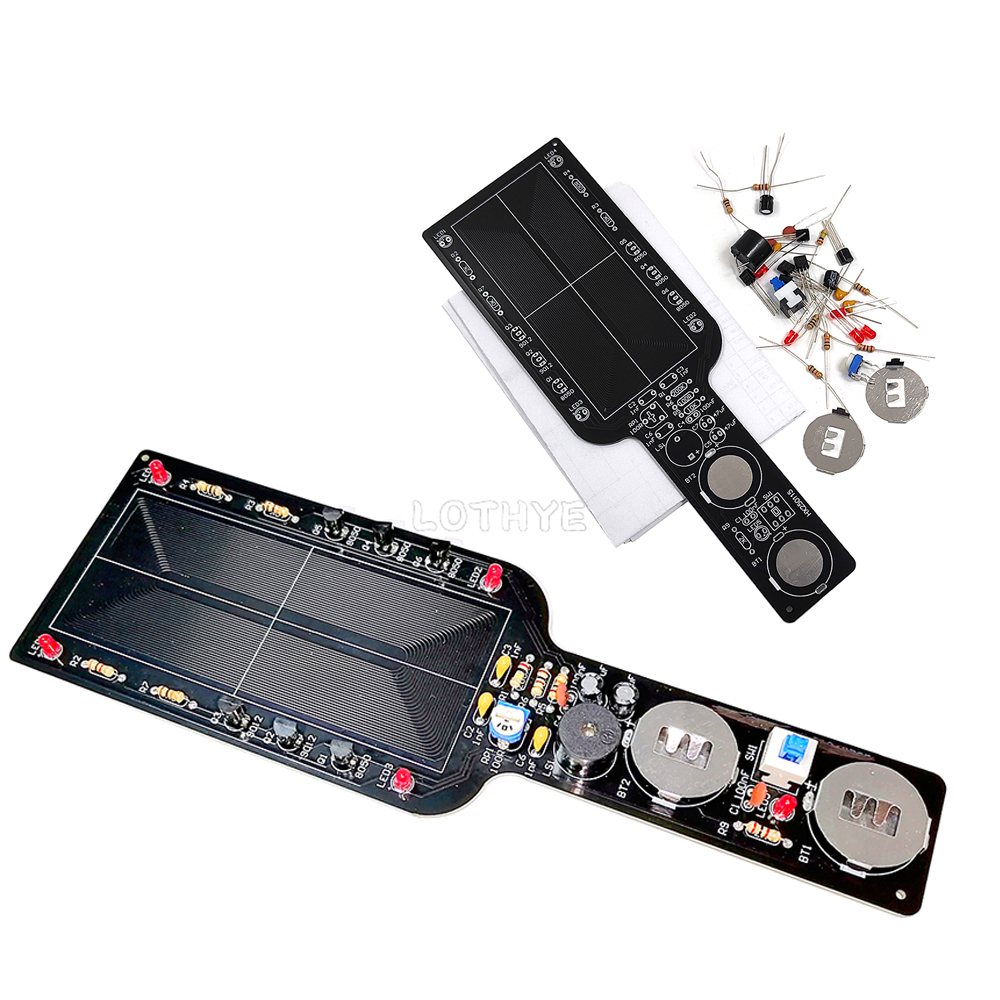 Kit electrónico DIY, Detector de Metales Simple de mano, componentes electrónicos, conjunto de soldadura, Kit de entrenamiento de soldadura escolar