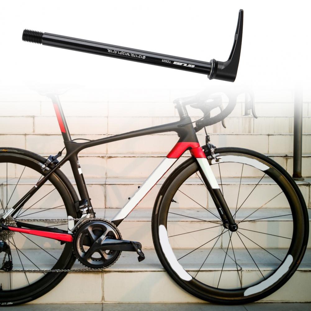 360 Degrees Rotation Rear Tube Shaft Rear Thru Axle Corrosion Resistant Road Bike Unfading Practical Hubs Skewers