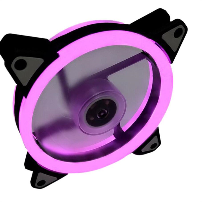 Computer Host LED Glow Blower Computer Modification Repair Parts Tool Cooling Fan Heat Sink Accessories Blower 12x12cm THB5169: 7