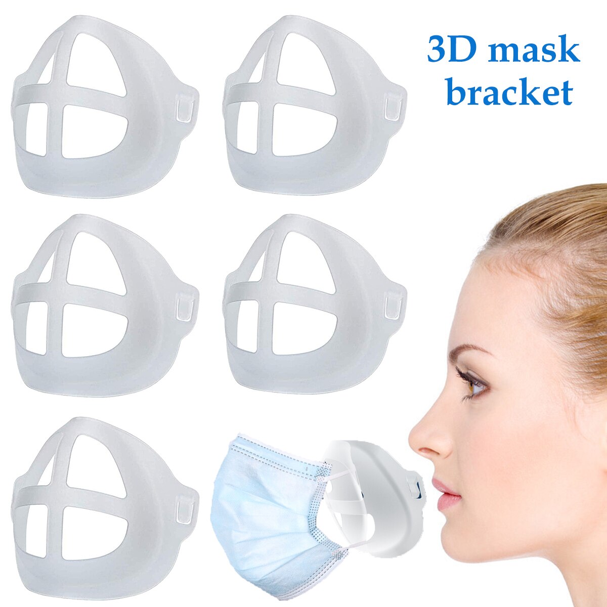 1/5/10Pcs 3D Maske Halterung Maske Zubehör Atmen Reibungslos Und Kühle Maske Halter Atmungsaktive Ventil Gesundheit pflege Zubehör