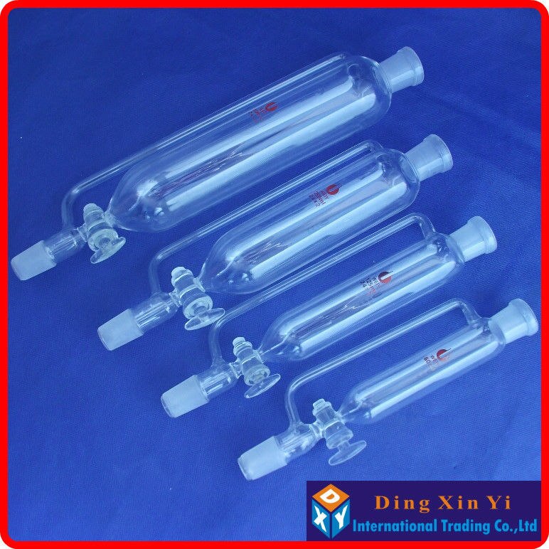 60ml Separatory funnel constant pressure cylindrical shape,constant-voltage funnel,Pressure Equalizing glass funnel
