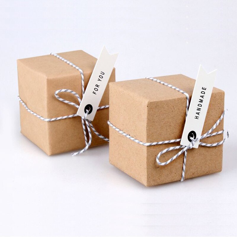 100 Stuks Dank U Wit Papier Tags Diy Wedding Tags Card Merci Handgemaakte Ambachtelijke Papier Tag Label Verjaardagsfeestje cadeaupapier