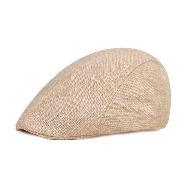 Men Berets Street Newsboy Hat Spring Autumn Winter Retro British Beret Hats Men Peaked Painter Caps Forward Gatsby Cabbie Hats: Style 02 khaki