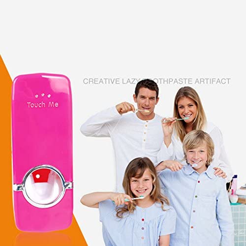 Touch N Brush Automatic toothpaste dispenser squeezing device + Brush holder set White