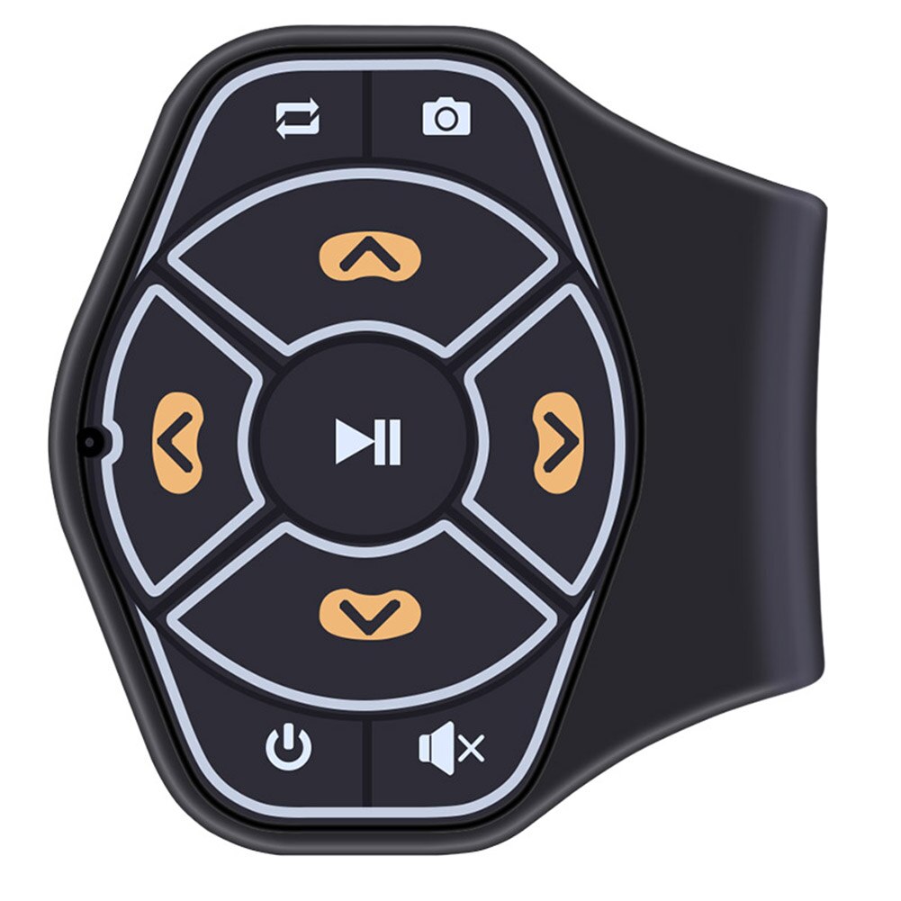 4.0 télécommande voiture volant sans fil Bluetooth petite décoration de voiture personnelle extérieure pour iOS téléphone Android: Default Title