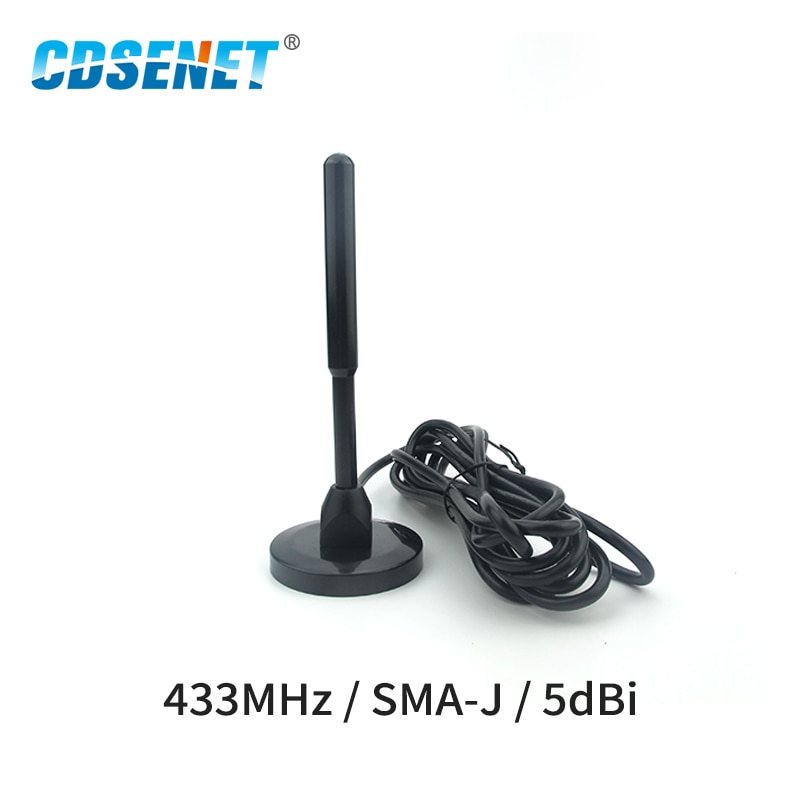 433MHz Wifi Antenne SMA-J High Gain 5dbi Magnetische Base 3m Feeder Externe Kabel Sucker Omnidirectionele Wifi Antenne Aeria
