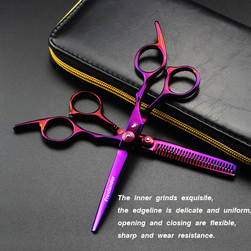 6 Inch Hair Scissors Thinning Barber Cutting Hair Shears Scissor Tools Stainless Steel Hairdressing Scissors 1PC