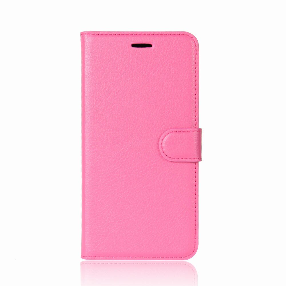 Oukitel-funda trasera con Tapa de cuero C8 para teléfono de negocios, cubierta ajustada tipo billetera para Oukitel C8: rose red