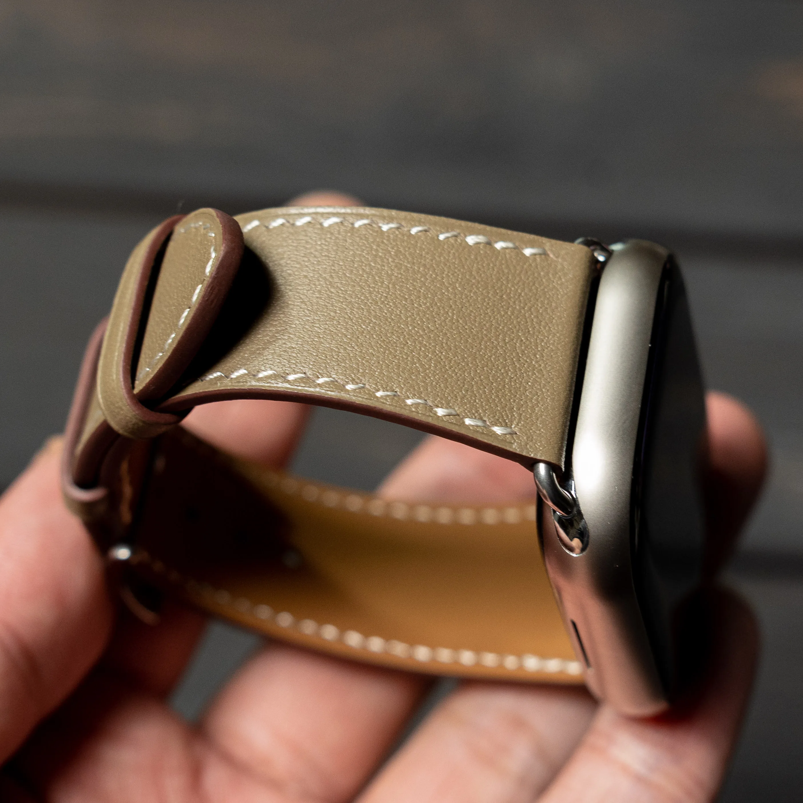 Voor Apple s10/iwatch lederen Apple Watch band ultra2/s9/s8/7SE Lederen Herm band 46mm 42mm 49mm 44mm 41mm