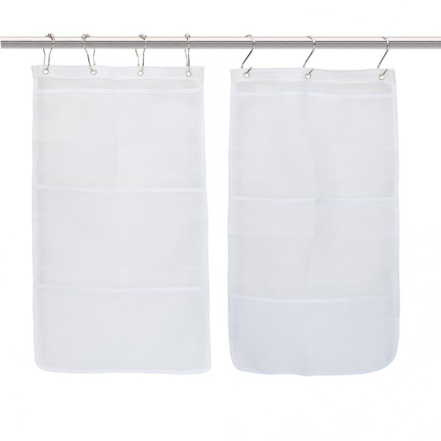 Portable Hanging Shower Storage Mesh Bath Shower Organizer Large Shower Caddy Bathroom Accessories regadera para ducha