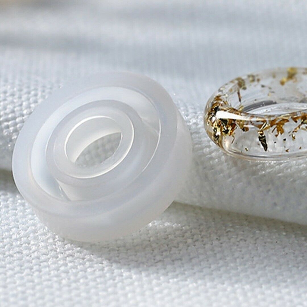 Snasan 3 stykker silikone skimmel til smykker ring skimmel harpiks silikone skimmel skimmel håndlavet værktøj diy håndværk epoxy 16mm 17mm 18mm