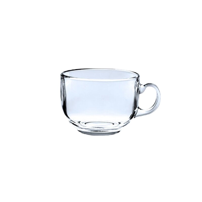Stor ölmugg med 450ml klart glas frukost mjölk te espresso kaffekopp med handtag salladsbehållare äta vatten drinkware verktyg