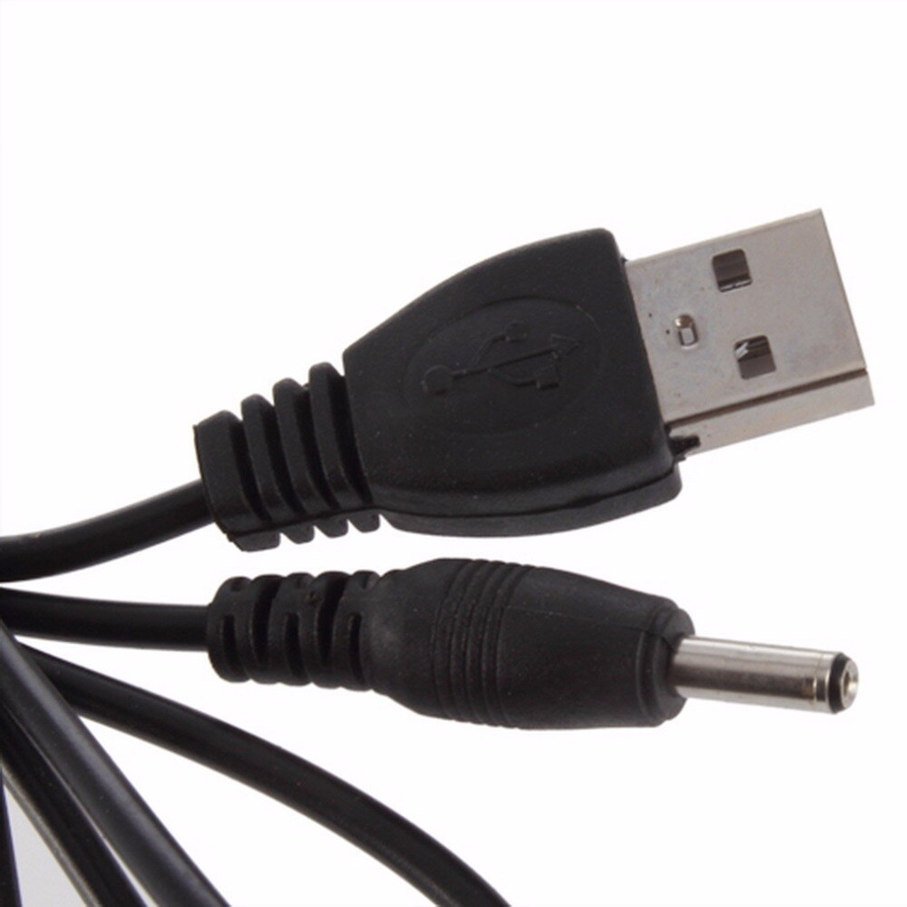 USB 2.0 A Type Mannelijk Naar 3.5mm DC Stekker Barrel Connector 5V Kabel