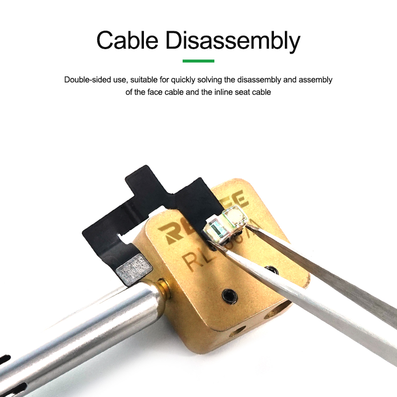 RELIFE RL-067A 3 in1 Multifunctional Small Ironing Table For 936/210/T12 universal Heating Disassembly Platform Desoldering tool