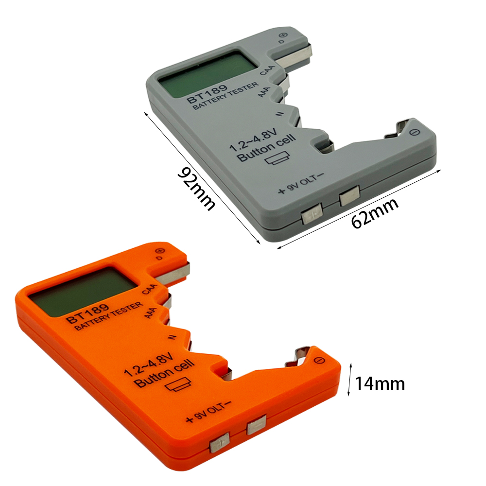 BT-189 AA/AAA/C/D/9V/1,5 V pantalla LCD medidor de voltaje de batería Universal indica voltios probador comprobador BT189 probador de batería