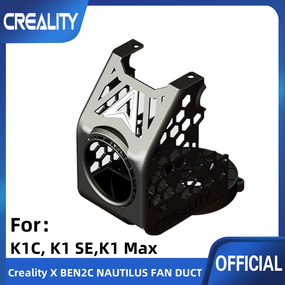 Creality x BEN2C Nautilus Fan Duct,360°Circular Cooling Flow Rapid Cooling for K1 Max/ K1C/K1SE Original 3d Printer Accessories
