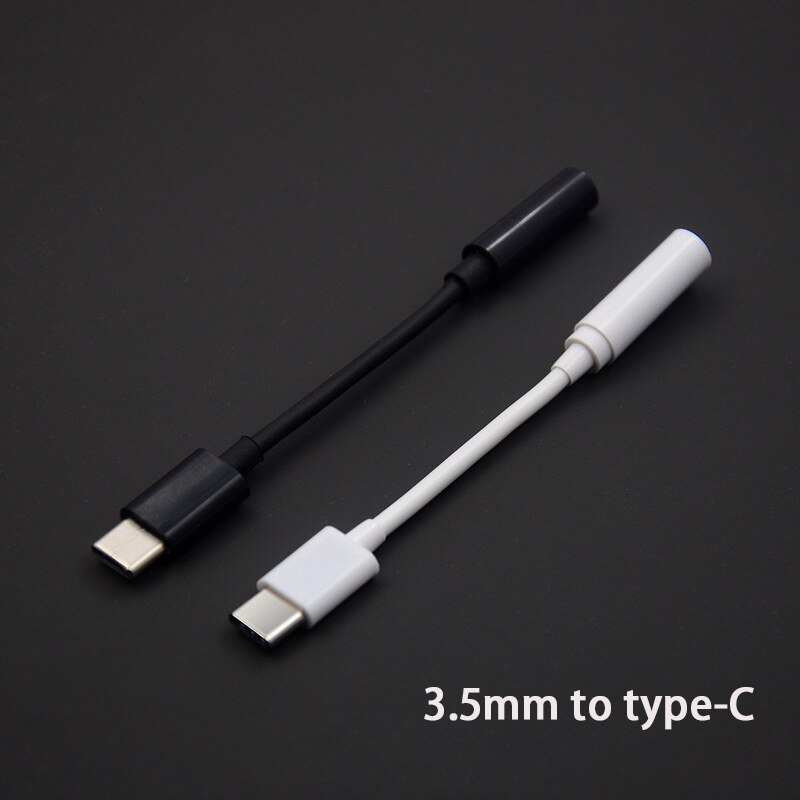 Headphone Adapter For huawei xiaomi Type-c AUX Earphone Adaptador on IOS 14 11 12 13 To 3.5mm Jack Female Male Charger Adapters