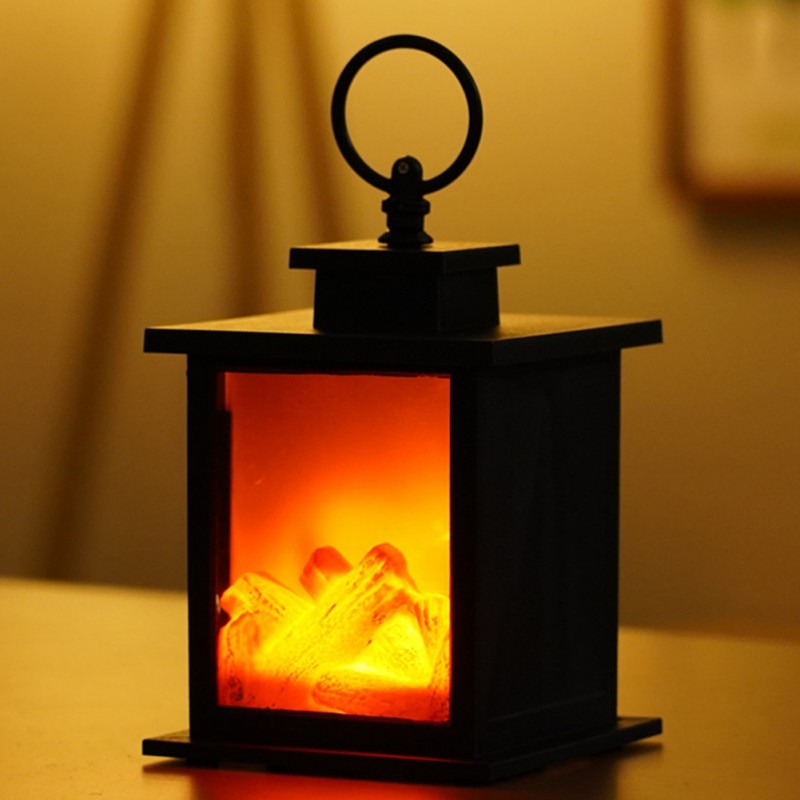 LED flamme lanterne lampes noël flamme fausse cheminée lumière simulée cheminée effet de flamme lumière décoration de noël ornement