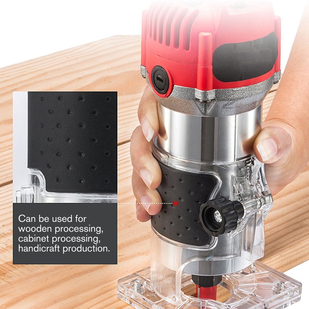 Electric Laminate Edge Trimmer Wood Router Woodworking Laminator Carpentry Trimming Cutting Carving Machine Power Tool