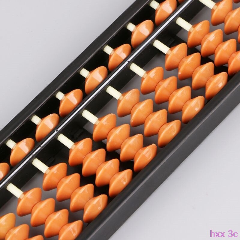 17 dígitos barras estándar Ábaco Soroban japonés chino de herramienta para contar las matemáticas principiantes