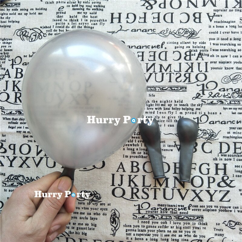 100Pcs/Set Diy 18Th Birthday Balloon Garland Arch Set Metallic Silver Confetti Ballon Engagement Anniversary Party Decoration