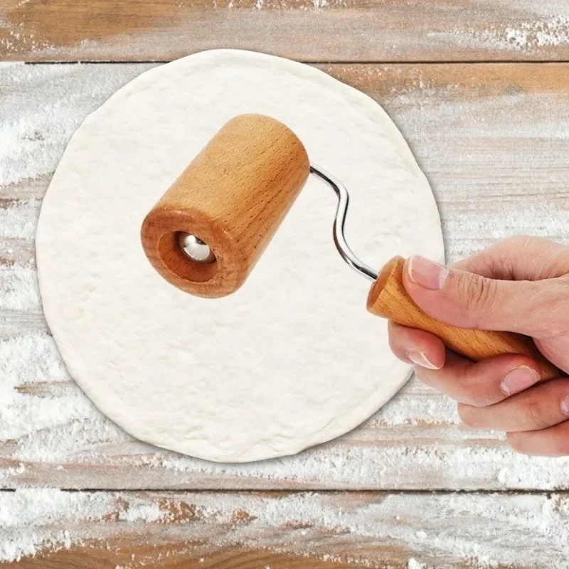 1PC Rolling Pin Pastry and Pizza Baker Roller Wooden Baking Crush Nuts Crackers Cookies Kitchen Utensils