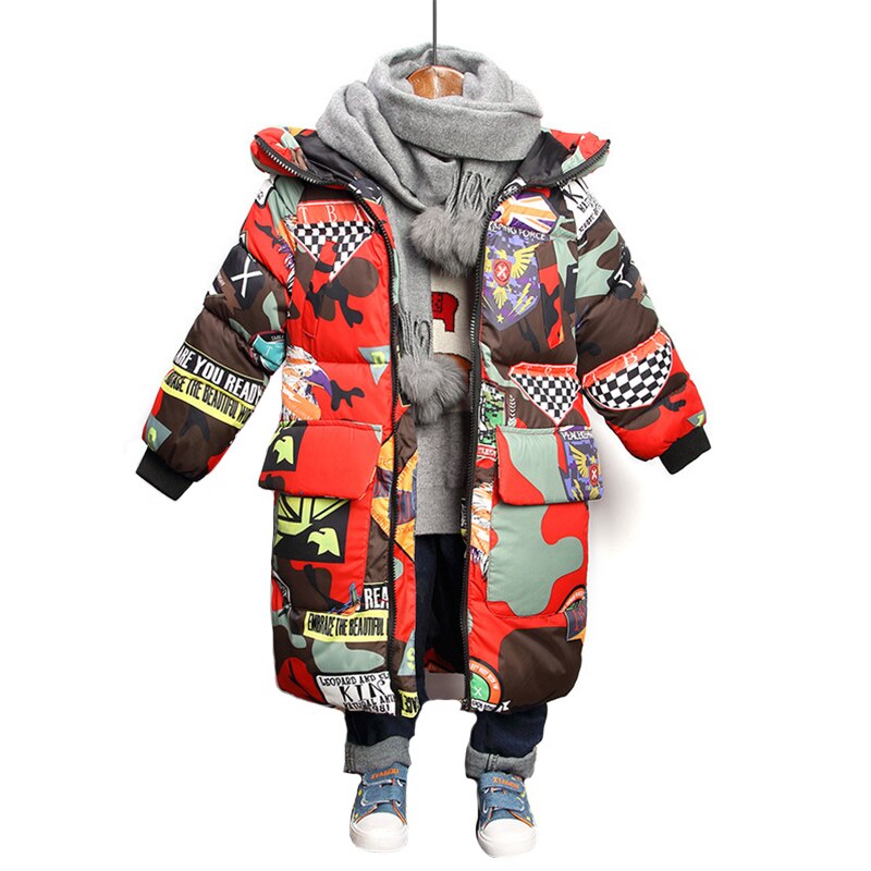 Kids Jacket Voor Jongens Vrouwen Winter Jas Jongen Jassen Kinderen Parka Beneden Katoen Bovenkleding Meisje Jas