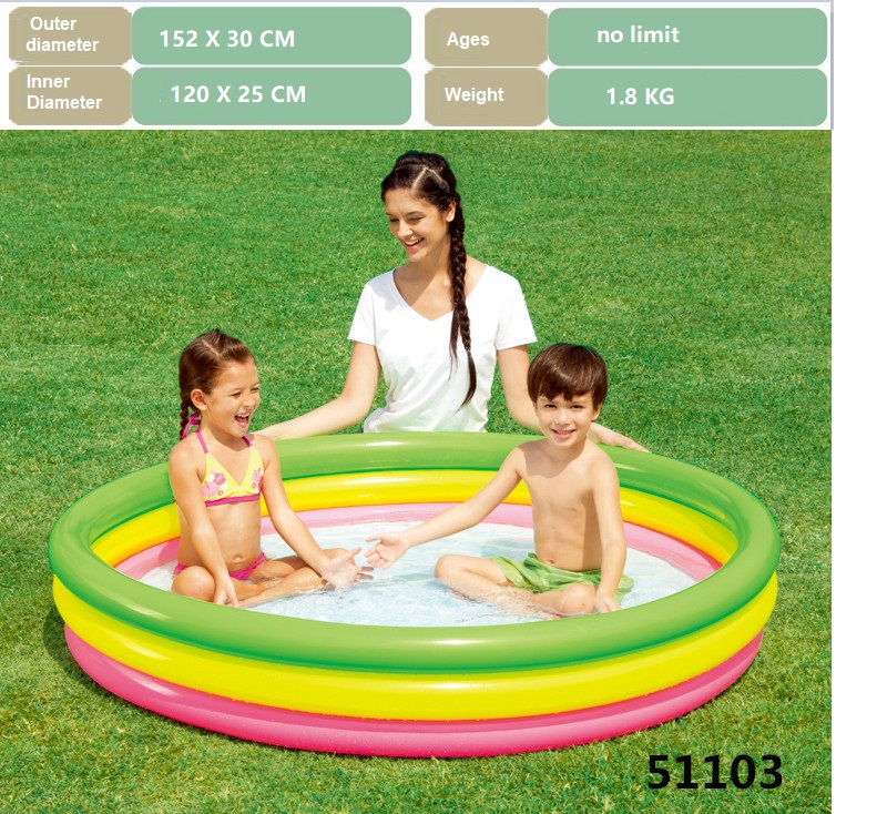 Bambino piscina gonfiabile per bambini piscina per bambini vasca da bagno mare piscina di palline anello di nuoto: 51103