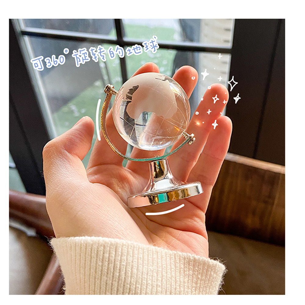 Mini Transparent Globe Desktop Decoration Christmas mini Crystal Globe
